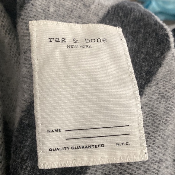 NWT Rag & Bone oversized zebra statement scarf. Soft!! Price firm - Picture 4 of 6